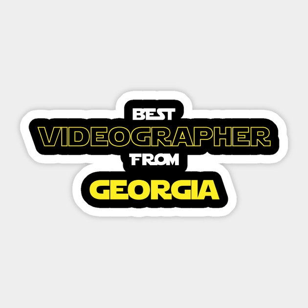 Best Videographer from Georgia Sticker by RackaFilm